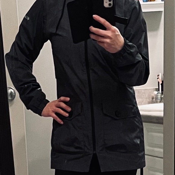 Columbia Rain Jacket Charcoal Grey - Picture 5 of 6